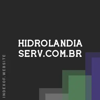 hidrolandia-serv.com.br by Stefano Costa site -  Indexof