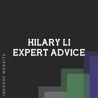 Hilary Li Expert Advice | Indexof