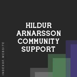 Hildur Arnarsson Community Support | Indexof