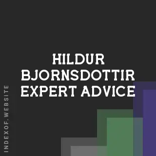 Hildur Bjornsdottir Expert Advice | Indexof