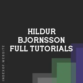 Hildur Bjornsson Full Tutorials | Indexof