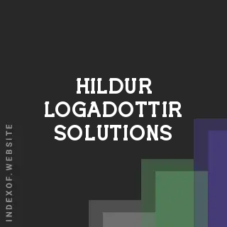 Hildur Logadottir Solutions | Indexof
