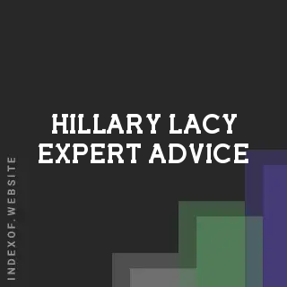 Hillary Lacy Expert Advice | Indexof