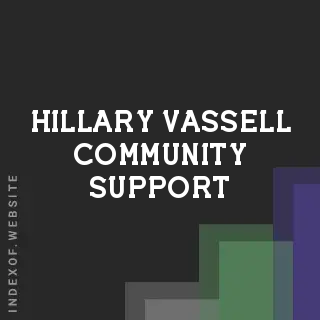 Hillary Vassell Community Support | Indexof