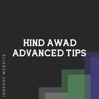 Hind Awad Advanced Tips | Indexof