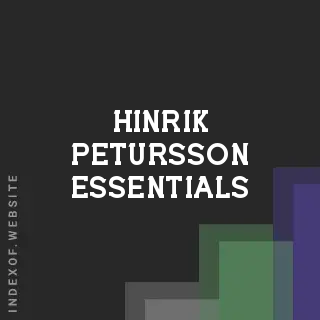 Hinrik Petursson Essentials | Indexof