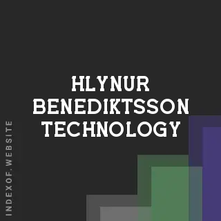 Hlynur Benediktsson Technology | Indexof