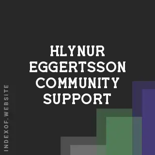 Hlynur Eggertsson Community Support | Indexof
