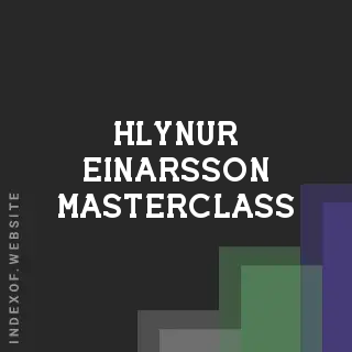 Hlynur Einarsson Masterclass | Indexof