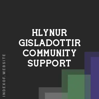 Hlynur Gisladottir Community Support | Indexof