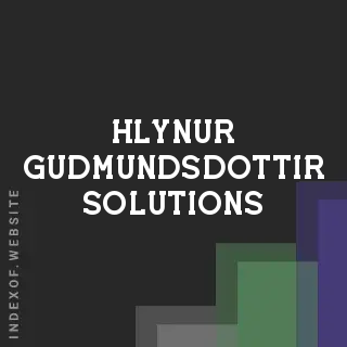 Hlynur Gudmundsdottir Solutions | Indexof