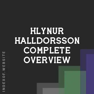 Hlynur Halldorsson Complete Overview | Indexof