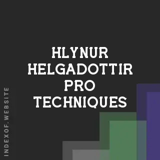 Hlynur Helgadottir Pro Techniques | Indexof
