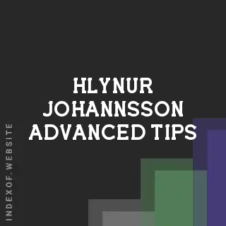 Hlynur Johannsson Advanced Tips | Indexof