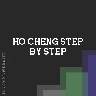 Ho Cheng Step-by-Step | Indexof