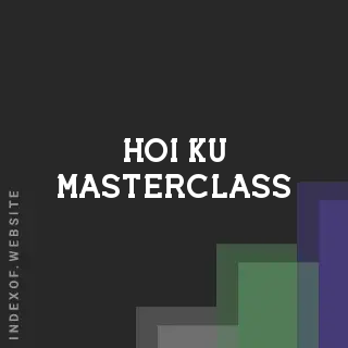 Hoi Ku Masterclass | Indexof