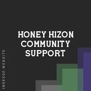 Honey Hizon Community Support | Indexof