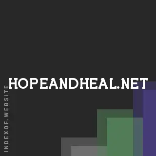 hopeandheal.net by Bagus Wahyudi site -  Indexof