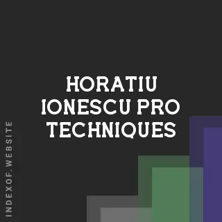 Horatiu Ionescu Pro Techniques | Indexof