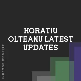 Horatiu Olteanu Latest Updates | Indexof