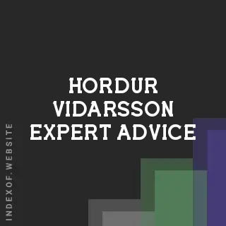 Hordur Vidarsson Expert Advice | Indexof