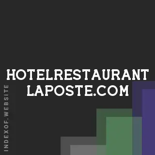 hotelrestaurant-laposte.com by Yosyp Ihnatenko site -  Indexof