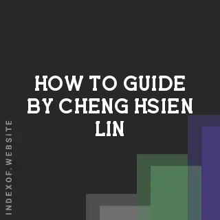How to Guide by Cheng-hsien Lin | Indexof