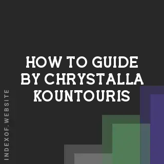 How to Guide by Chrystalla Kountouris | Indexof