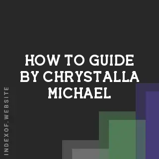 How to Guide by Chrystalla Michael | Indexof