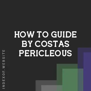 How to Guide by Costas Pericleous | Indexof