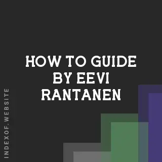 How to Guide by Eevi Rantanen | Indexof