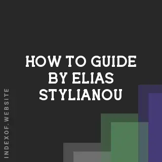 How to Guide by Elias Stylianou | Indexof