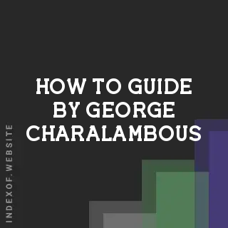 How to Guide by George Charalambous | Indexof