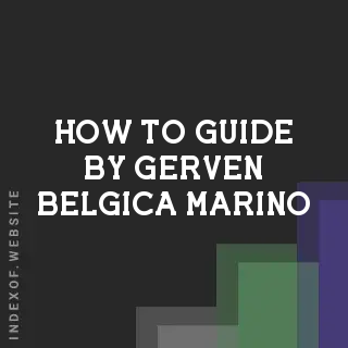 How to Guide by Gerven Belgica Marino | Indexof