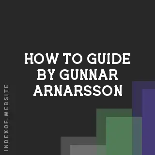 How to Guide by Gunnar Arnarsson | Indexof