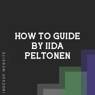 How to Guide by Iida Peltonen | Indexof