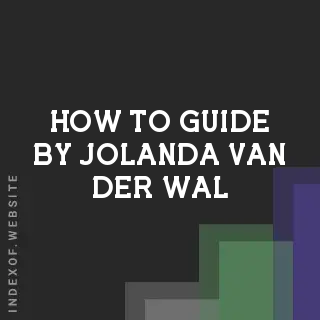How to Guide by Jolanda van der Wal | Indexof