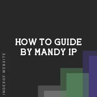 How to Guide by Mandy Ip | Indexof