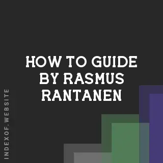 How to Guide by Rasmus Rantanen | Indexof