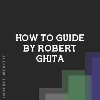 How to Guide by Robert Ghita | Indexof