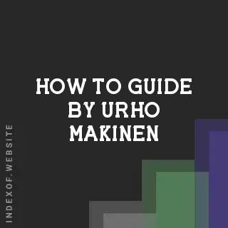 How to Guide by Urho Makinen | Indexof
