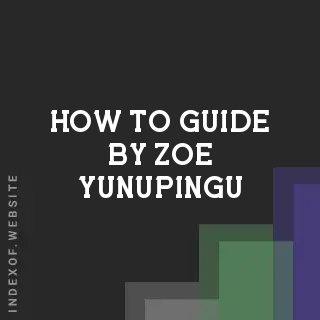 How to Guide by Zoe Yunupingu | Indexof