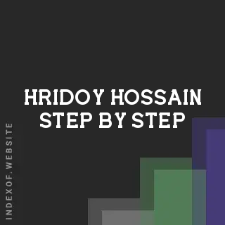 Hridoy Hossain Step-by-Step | Indexof