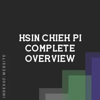 Hsin-chieh Pi Complete Overview | Indexof