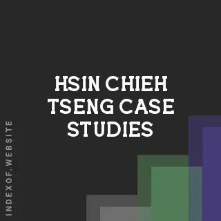 Hsin-chieh Tseng Case Studies | Indexof