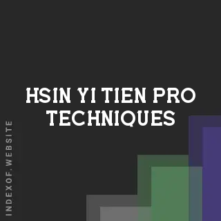 Hsin-yi Tien Pro Techniques | Indexof