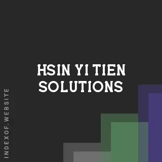 Hsin-yi Tien Solutions | Indexof