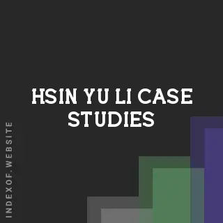 Hsin-yu Li Case Studies | Indexof