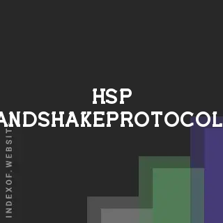 hsp-1handshakeprotocol.io by Mikel Diez site -  Indexof