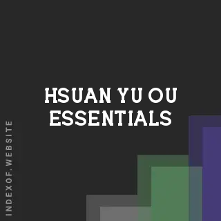 Hsuan-yu Ou Essentials | Indexof